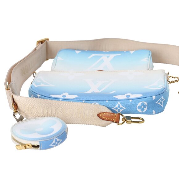 Louis Vuitton By The Pool Multi Pochette Accessories Giant Monogram Blue - Picture 6 of 9